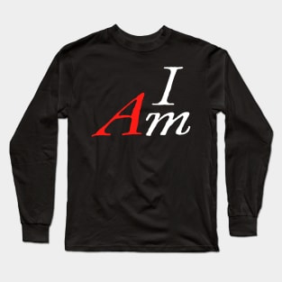 I AM by Tai's Tees (wht) Long Sleeve T-Shirt